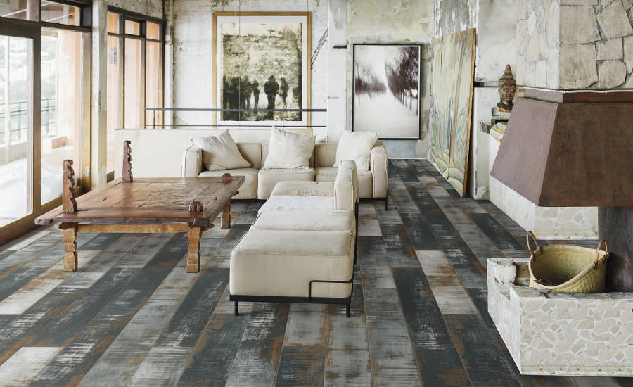 Rustic luxury living room